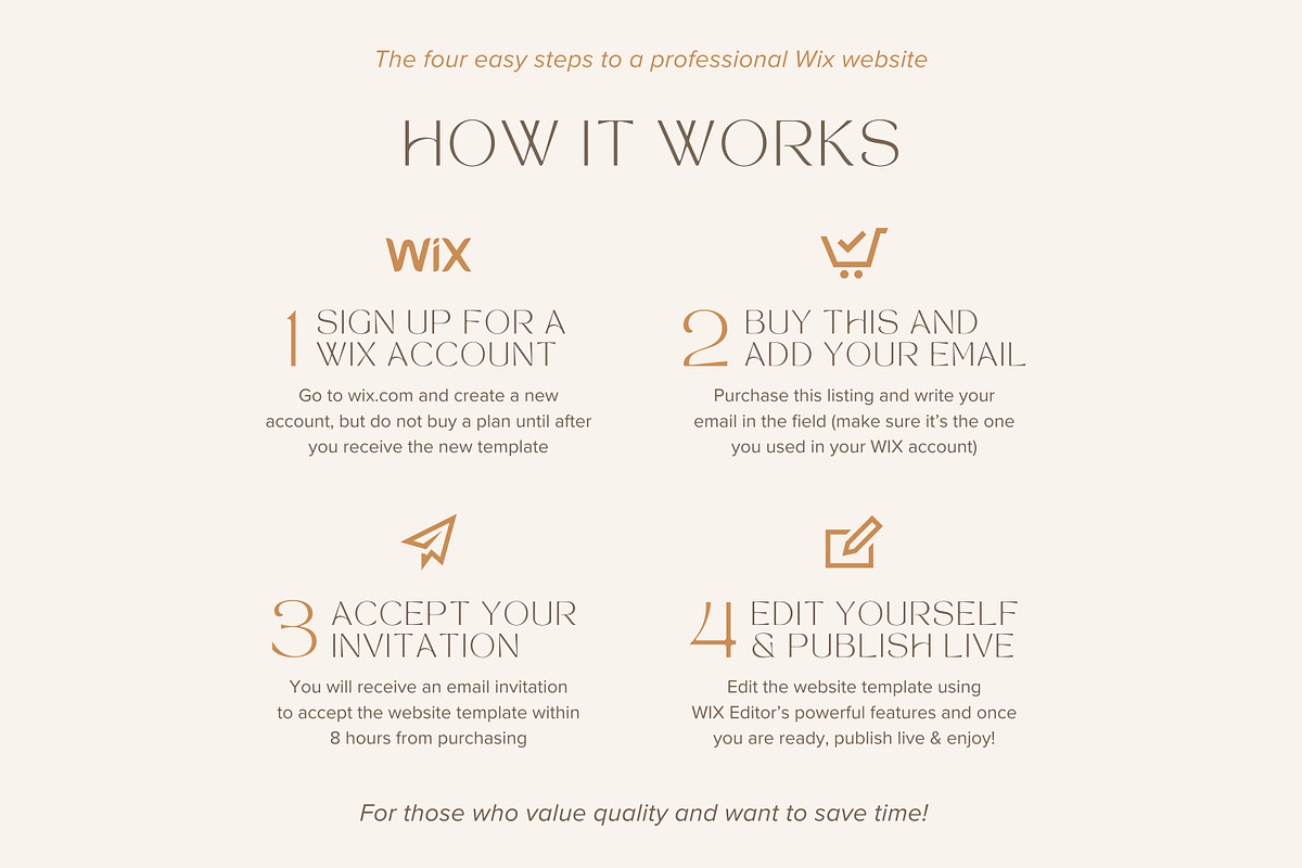 Wedding Photography Wix Template, a Wix Template by vectorocean (Photo 10 of 11)