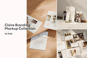 Claire Branding Mockup Collection, a Books & Magazine Mockup by Mockup Line (Thumbnail 1 of 7)
