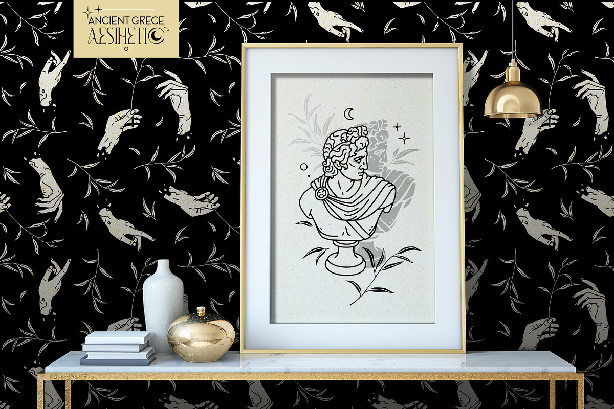 Ancient Greece. Antique Aesthetic, an Illustration by OlgaSoi007 (Photo 7 of 9)