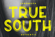 True South Handbrush Fonts, a Sans Serif Font by Crump Hand (Thumbnail 1 of 8)