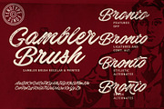 Gambler Brush, a Script Font by Fenotype (Thumbnail 1 of 4)