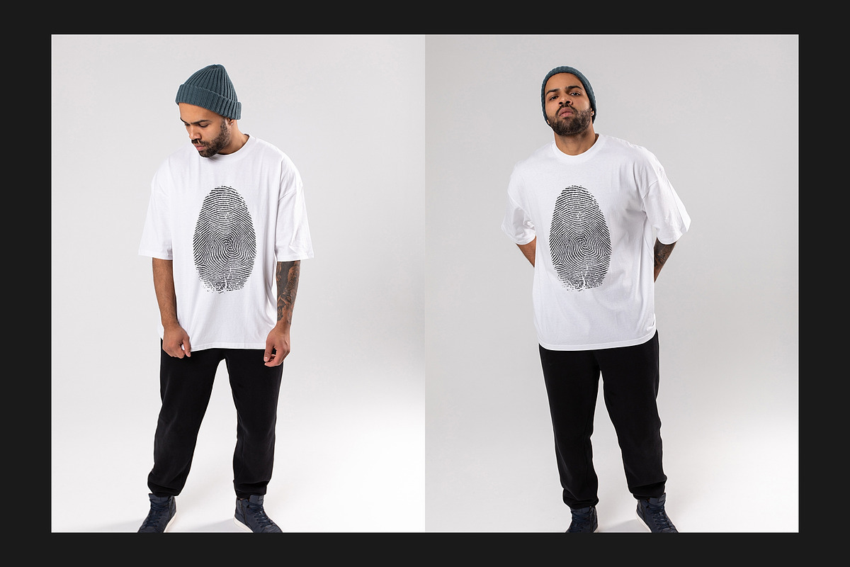 T-Shirt Mock-Up Set, a Shirt Mockup by Freeman Studio (Photo 11 of 22)