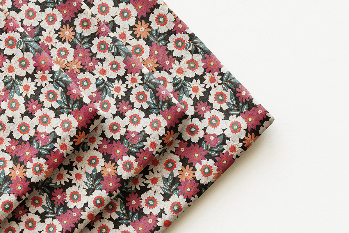 Beautiful Summer Floral Pattern, a Pattern Graphic by StudioGlouna (Photo 4 of 9)