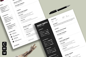 Resume Duo Pack, a Resume Template by Templeste