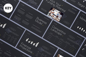 Gray Yellow Pitch Deck Keynote, a Presentation Template by graphicook