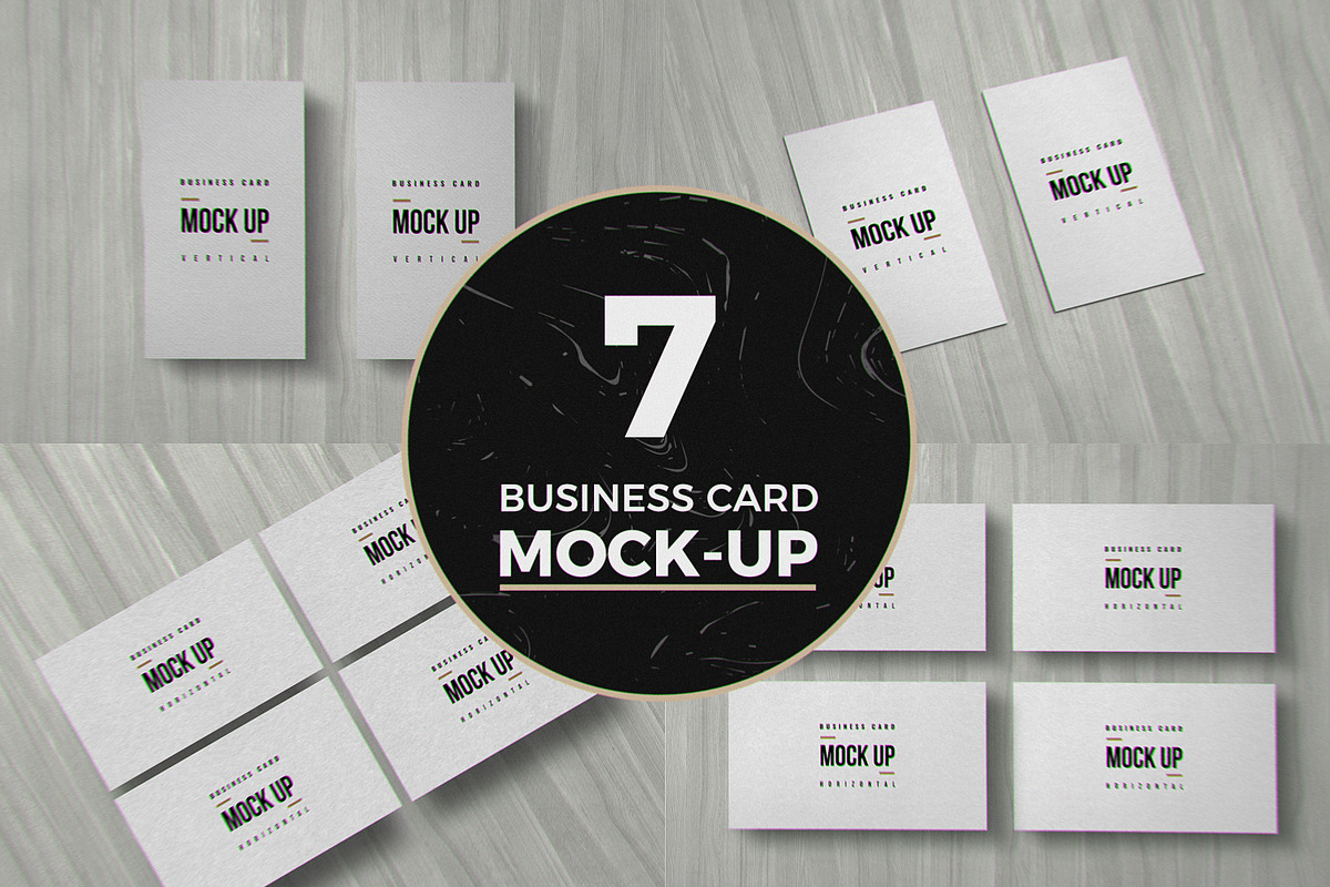 Business Card Mockup, a Print Template by ThemeDevisers (Photo 1 of 8)