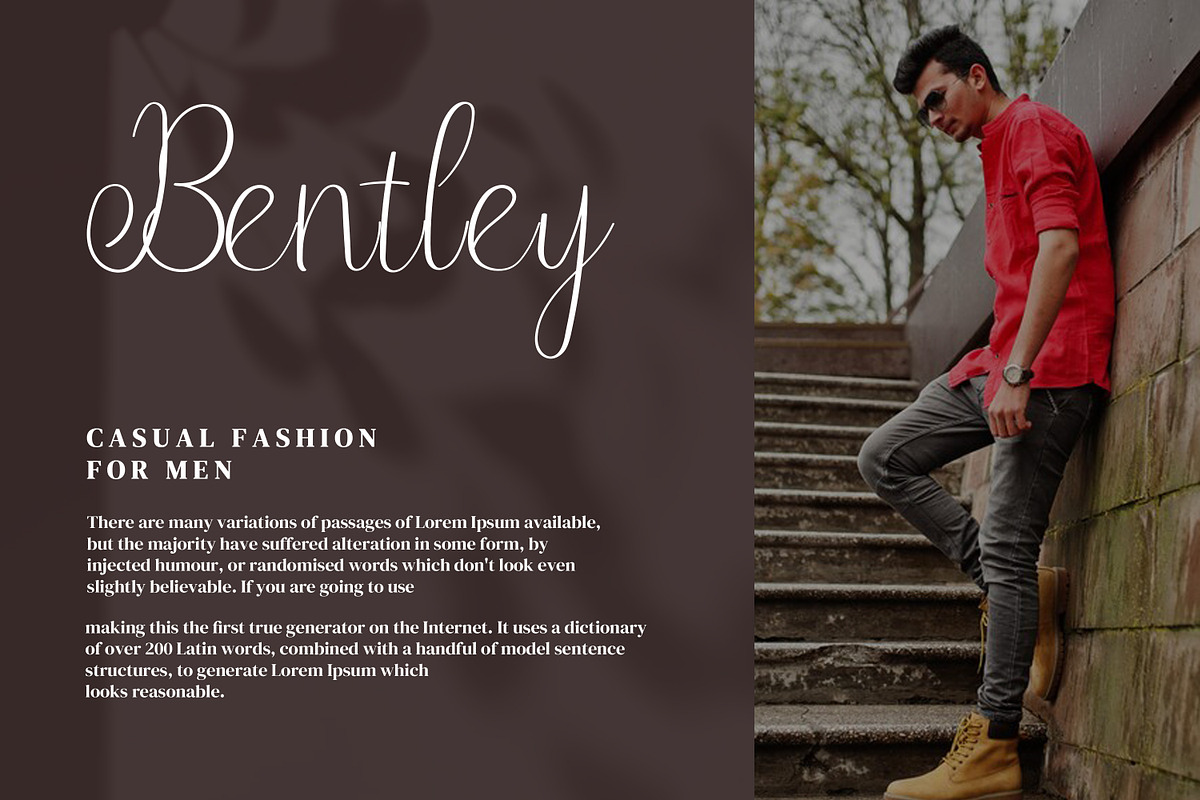 Endelly Script Fonts, a Script Font by mahstudios (Photo 4 of 15)
