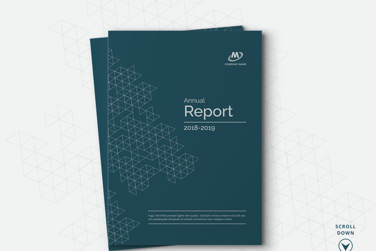 Annual Report Template, a Brochure Template by ThemeDevisers (Photo 2 of 4)