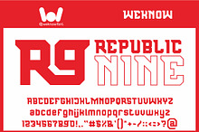 Republic Nine Font