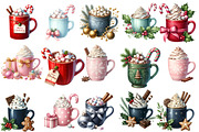 Christmas Drinks Clipart, an Illustration by Designworld (Thumbnail 3 of 5)