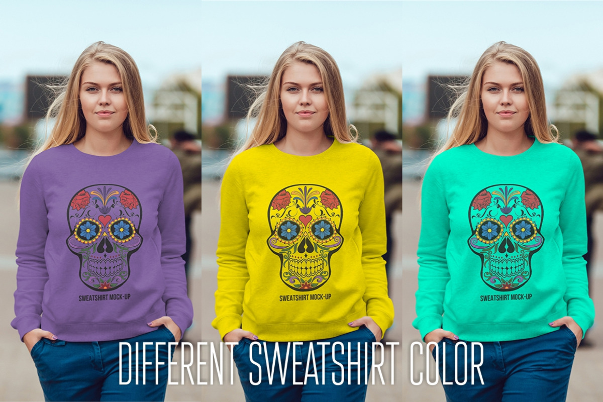 Sweatshirt Mock-Up Vol. 1, a Hoody Mockup by Freeman Studio (Photo 3 of 14)