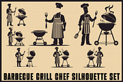 BBQ Grill Master Chef Bundle, an Illustration by Creativeshirt (Thumbnail 1 of 7)