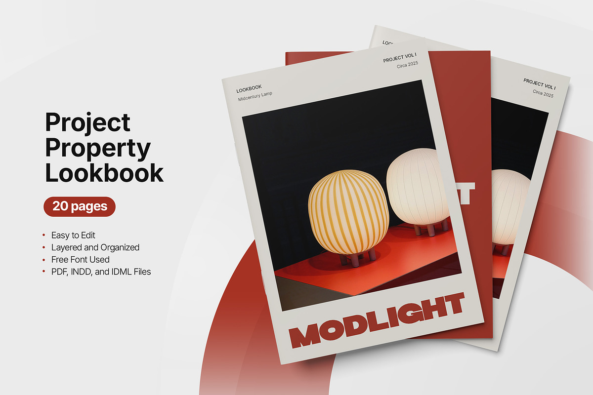 Project Property Look Book Template, a Brochure Template by TMint Play (Photo 1 of 8)