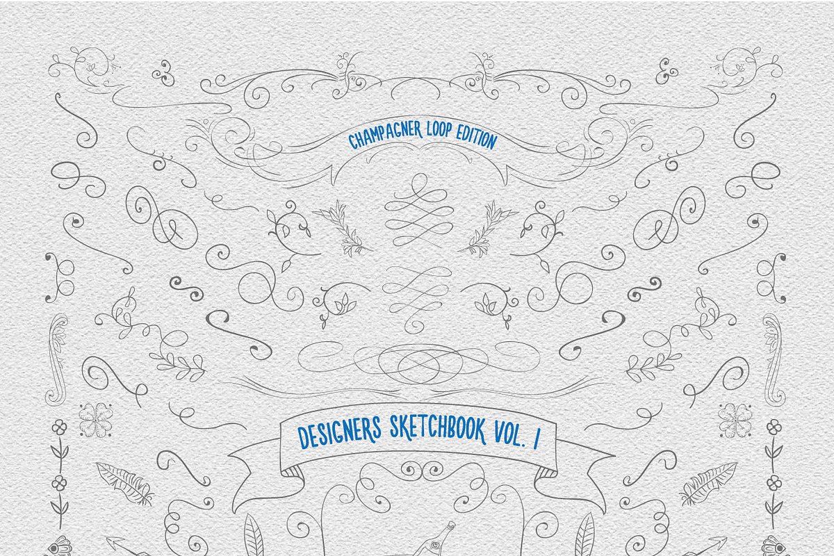 BIG BUNDLE 260 Handsketched Vectors, a Decorative Illustration by RSQB (Photo 3 of 5)