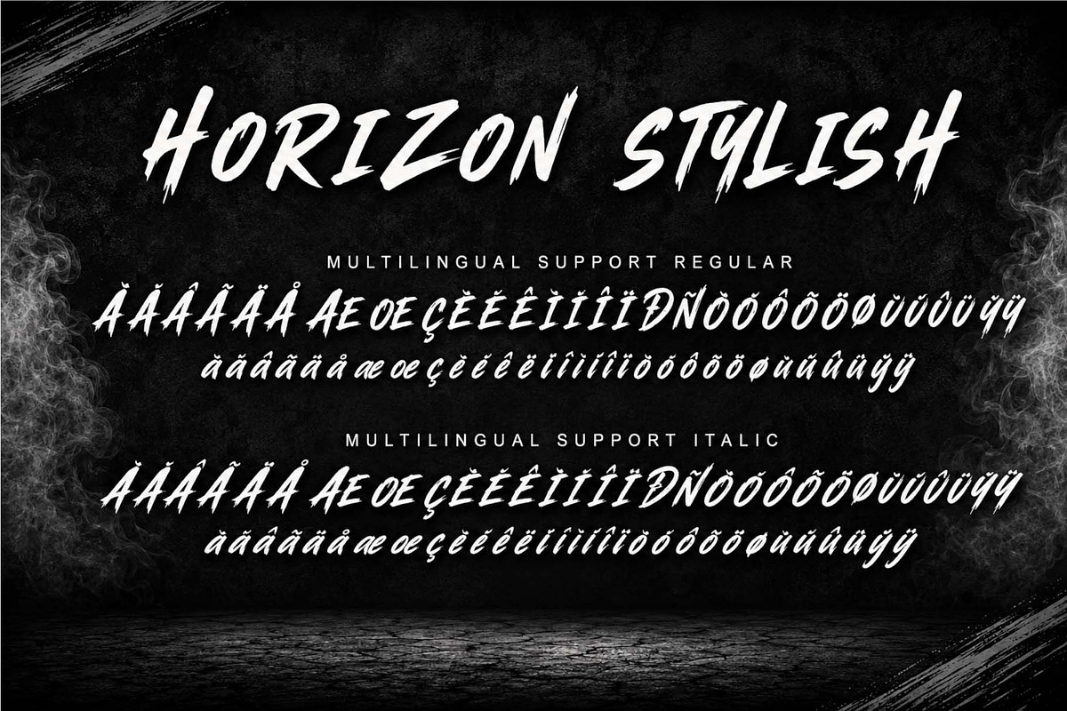 Horizon Stylish, a Handwritten Font by Yoga Letter (Photo 11 of 11)