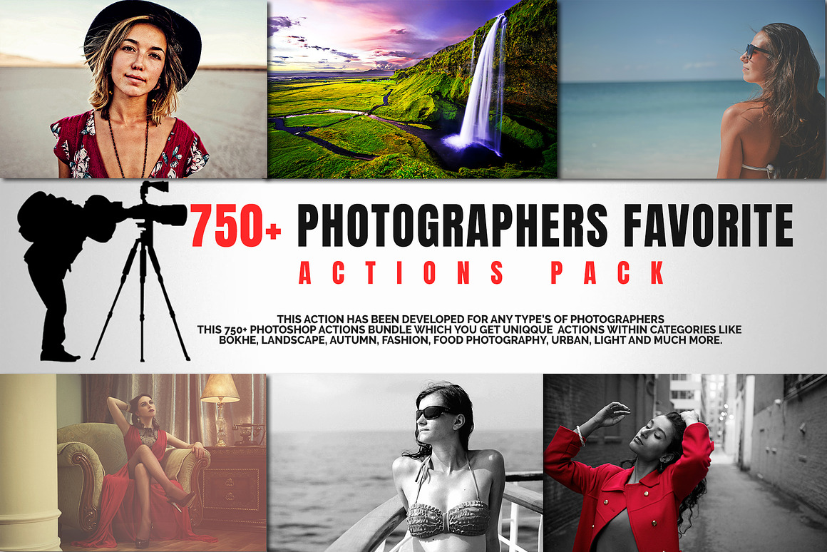830 Creative Photoshop Action BUNDLE, an Action Add-On by Design Forest (Photo 5 of 133)