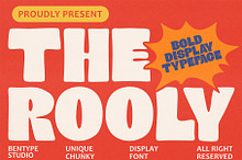 Rooly - Unique Chunky Display Font