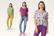 Women's Summer Clothing Mockup, a Shirt Mockup by PSD Market (Thumbnail 8 of 20)