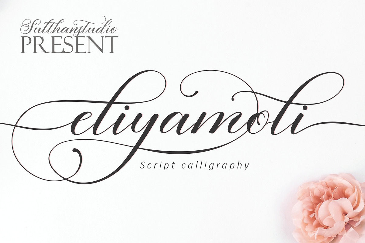Eliyamoli script, a Script Font by Sulthan Studio (Photo 1 of 9)
