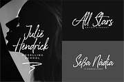 Glossy Night - Luxury Handbrush Font, a Script Font by 50Fox (Thumbnail 13 of 16)