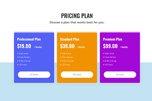 Pricing Plan
