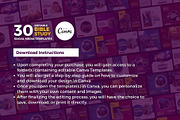 Church Bible Study Flyer Bundle (30), a Social Media Template by MK Creatives (Thumbnail 3 of 3)