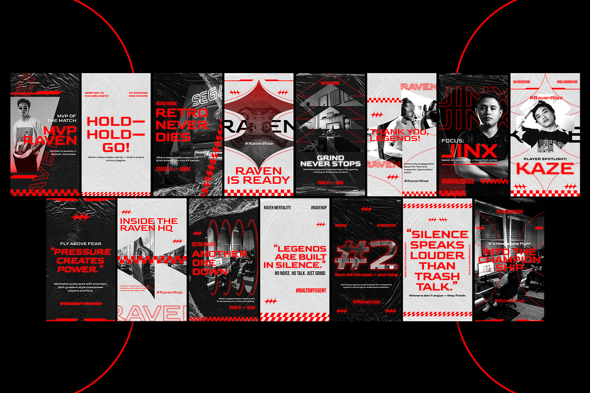 E-Sport & Gaming Instagram Templates, a Social Media Template by Nenjo Studio (Photo 4 of 5)