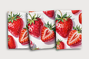Strawberry Dreams, a Background Graphic by Curve Design (Thumbnail 2 of 7)
