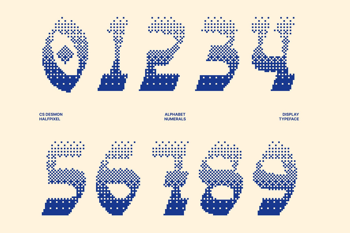 CS Desmon Halfpixel, a Serif Font by Craft Supply Co. (Photo 4 of 8)