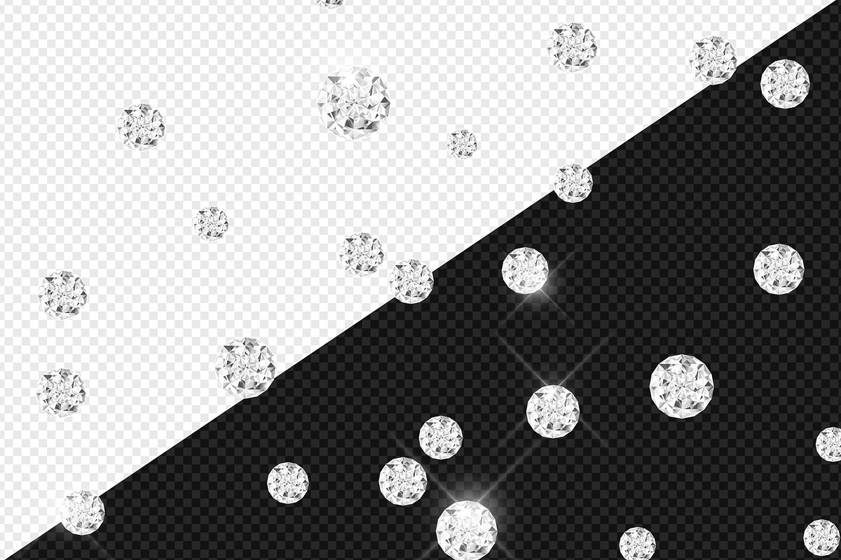 Diamond Confetti Overlays, an Object Graphic by Digital Curio (Photo 5 of 5)