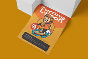 Surf Lesson Flyer, a Flyer Template by Esensifiksi.studio (Thumbnail 2 of 2)