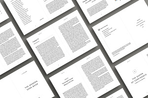 Modern Sans Book Template