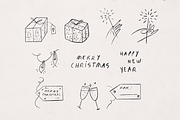 Christmas Doodles and Wallpapers, a Food Illustration by Marinastu (Thumbnail 4 of 10)