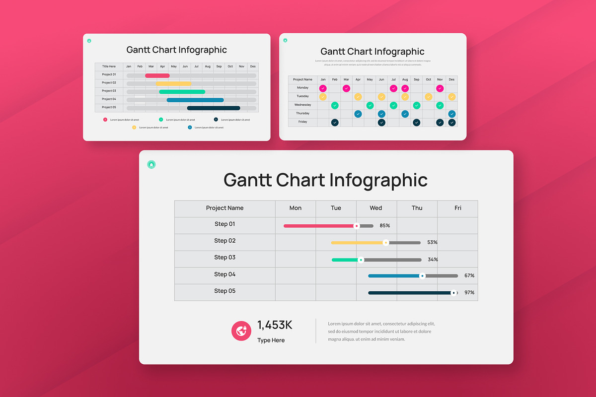 Gantt Chart, a Presentation Template by Antstheme (Photo 3 of 3)