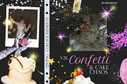Y2K Confetti & Cake Chaos, an Object Graphic by Anzhelika (Thumbnail 1 of 11)