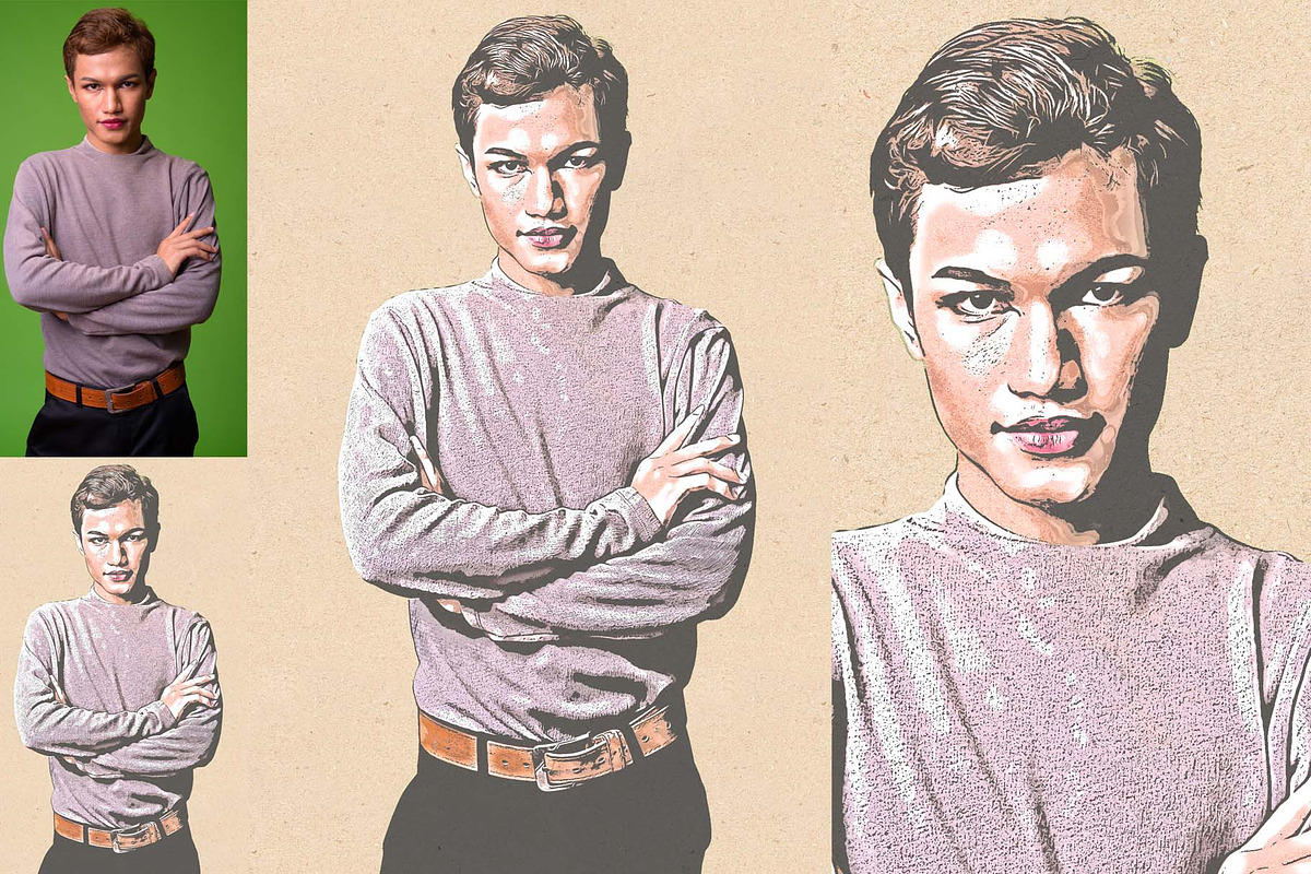 Pop Art Photoshop Effect, an Action Add-On by MRI STUDIO (Photo 10 of 10)