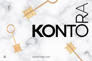 Kontora | 9 Fonts