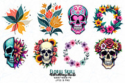 Vintage Punk Floral T-shirt Bundle, an Illustration by Sofia's Fashion (Thumbnail 3 of 3)