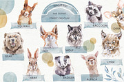 Boho Watercolor Animals & Rainbows, an Animal Illustration by Cat In Colour (Thumbnail 3 of 12)