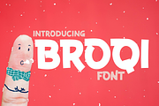 Broqi, a Sans Serif Font by twinstd (Thumbnail 1 of 11)