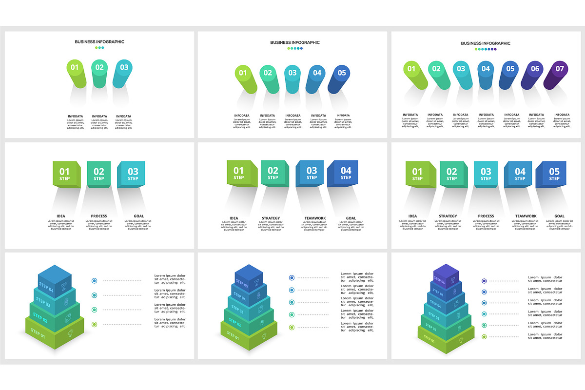 3D Presentation Canva Template preview 2