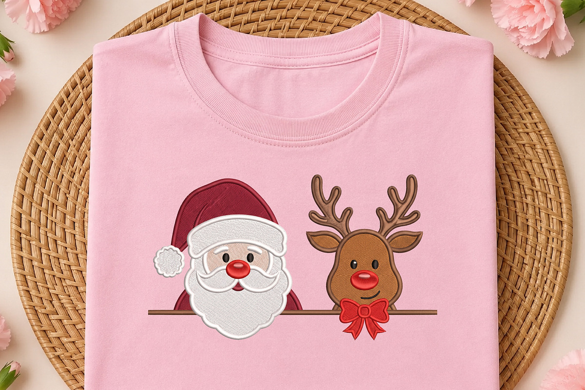 Santa Reindeer Christmas PNG, an Object Illustration by DreamCafeArt (Photo 2 of 6)