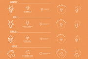 116 Geometric Animal Logos -30%, a Branding & Logo Template by VP Fonts (Thumbnail 7 of 11)
