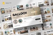 Furniture & Interior Google Slides, a Presentation Template by fluffstudio (Thumbnail 1 of 4)