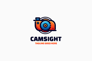 Camsight Mascot Cartoon Logo, a Branding & Logo Template by Artnivora.Std