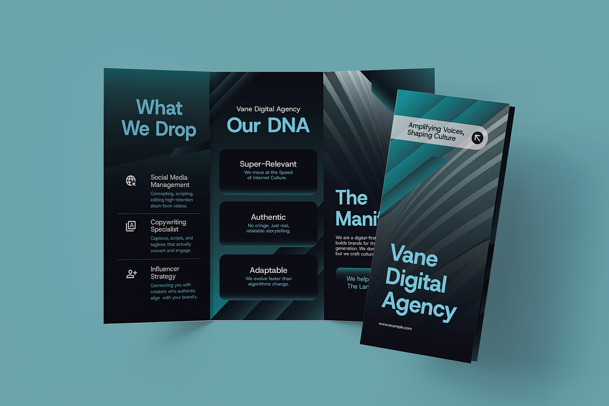 Digital Agency Brochure, a Brochure Template by graphicook (Photo 1 of 3)