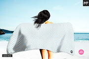Beach Towel Mock-up, a Product Mockup by Mocca Mockups Store (Thumbnail 5 of 9)