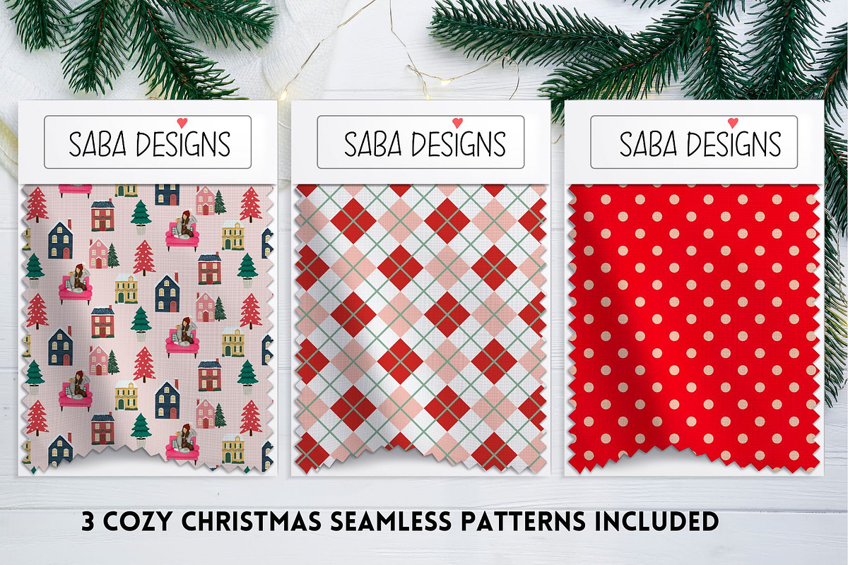 Cozy Christmas Aesthetic Bundle, an Illustration by Sabadesignz (Photo 6 of 8)