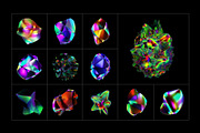 50 Holographic 3D Abstract Shapes, an Object Graphic by assetpro.design (Thumbnail 9 of 12)
