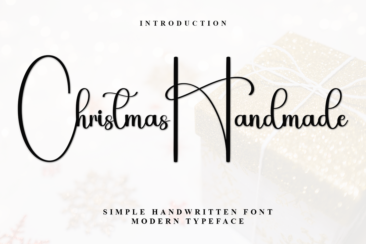 Christmas Handmade, a Handwritten Font by InermediaSTUDIO (Photo 1 of 7)